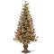 4ft. Pre-Lit Liberty Pine Entrance Artificial Christmas Tree, Clear Lights